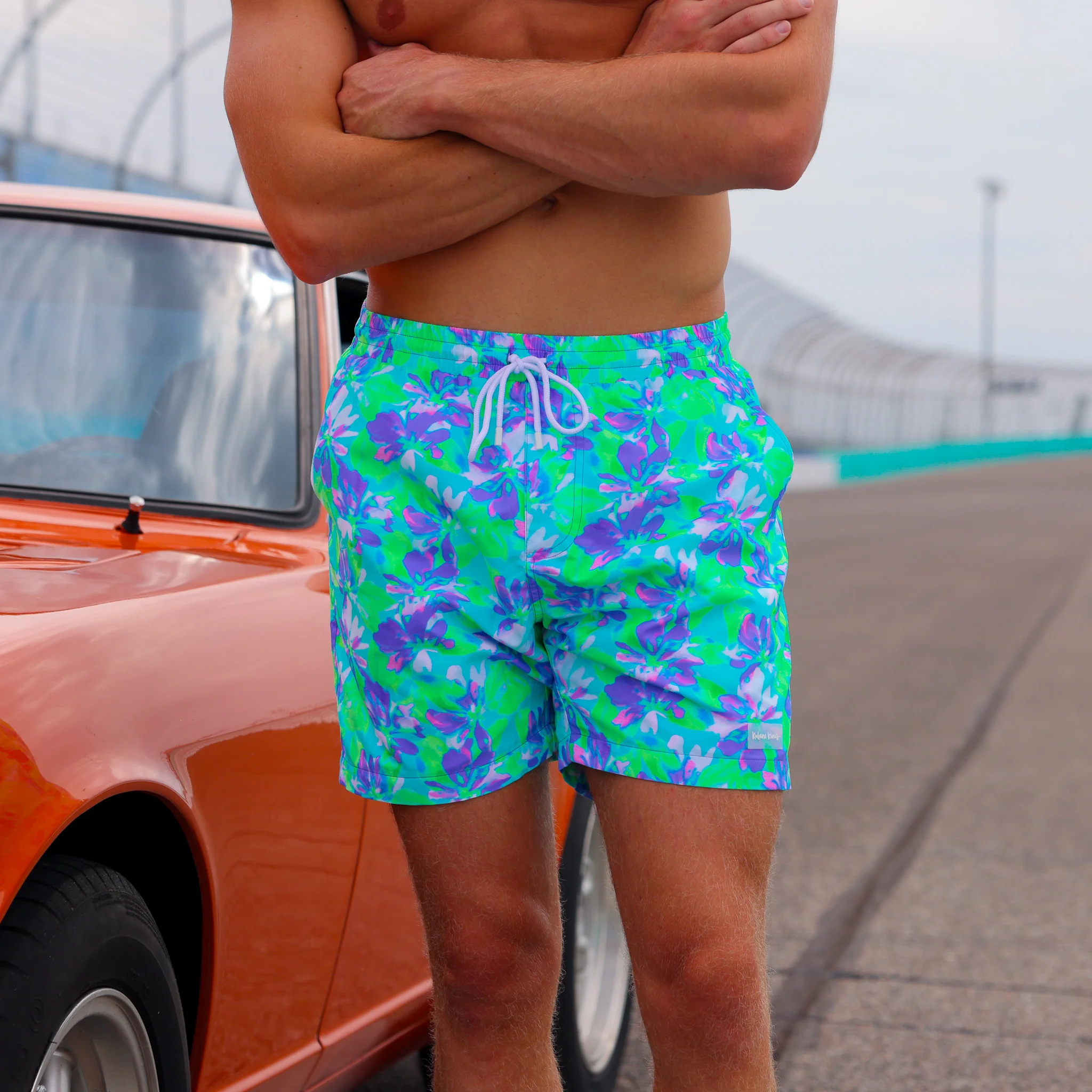 Men's Swim Trunks - Monaco Whispers - Image 5
