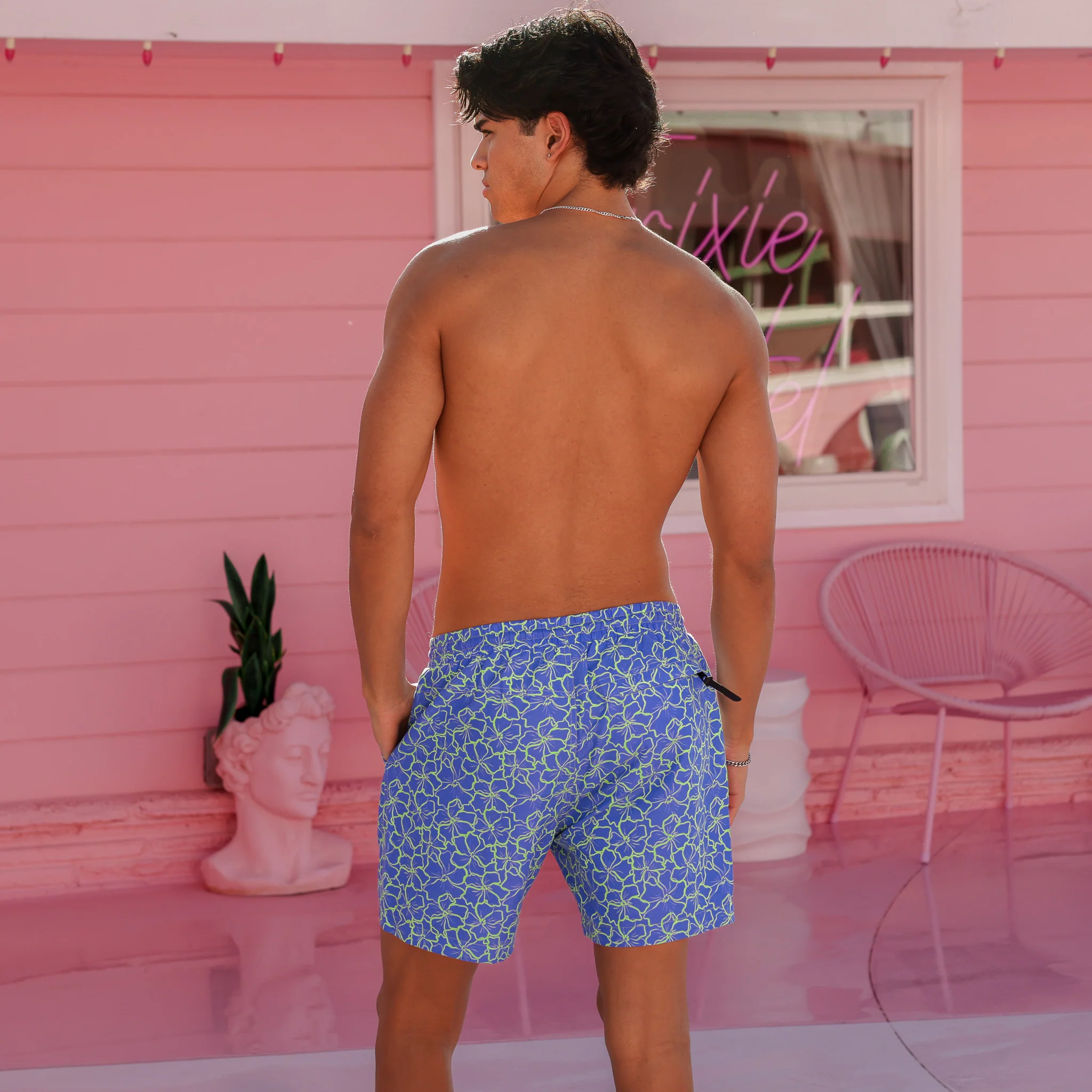 Men's Swim Trunks - Sugar Wave - Image 6