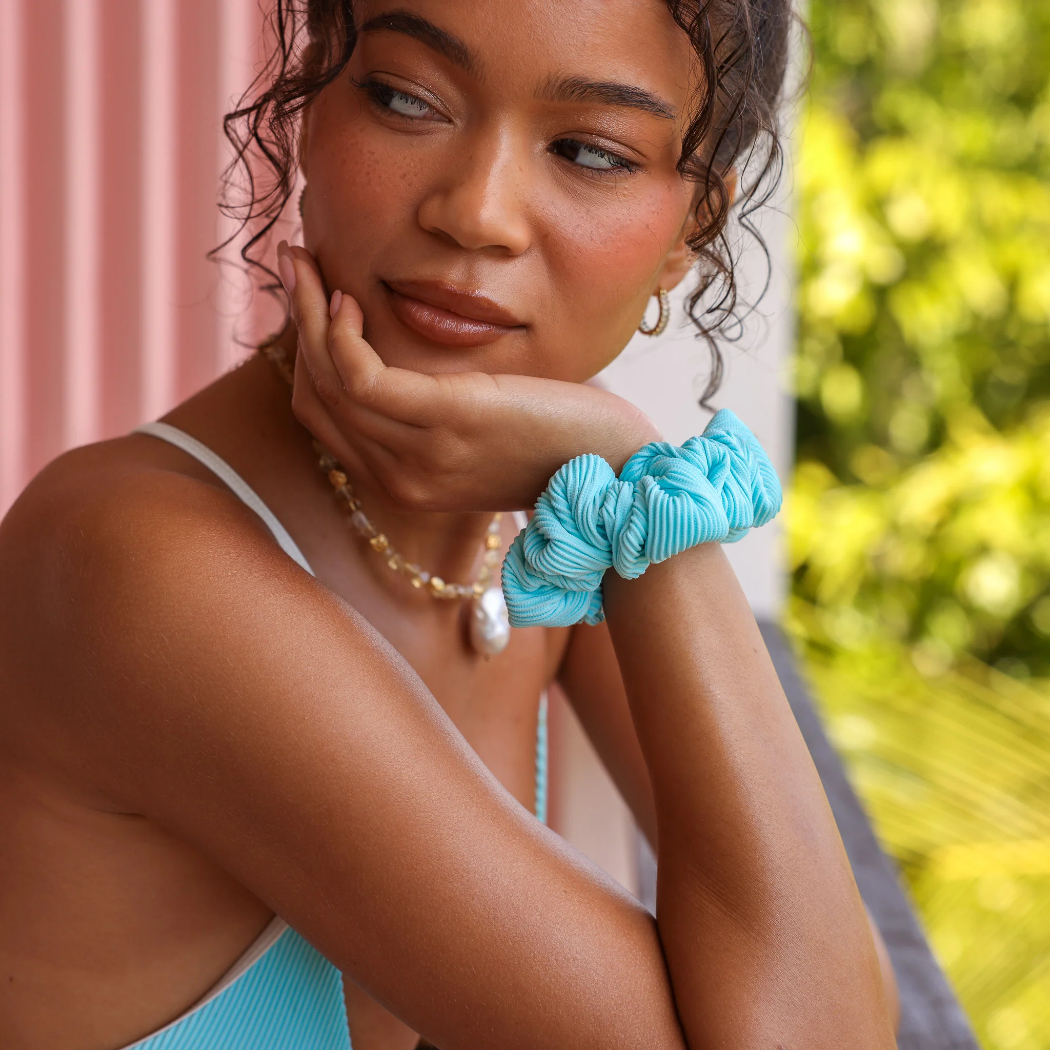 Scrunchie - Calypso Blue - Image 3