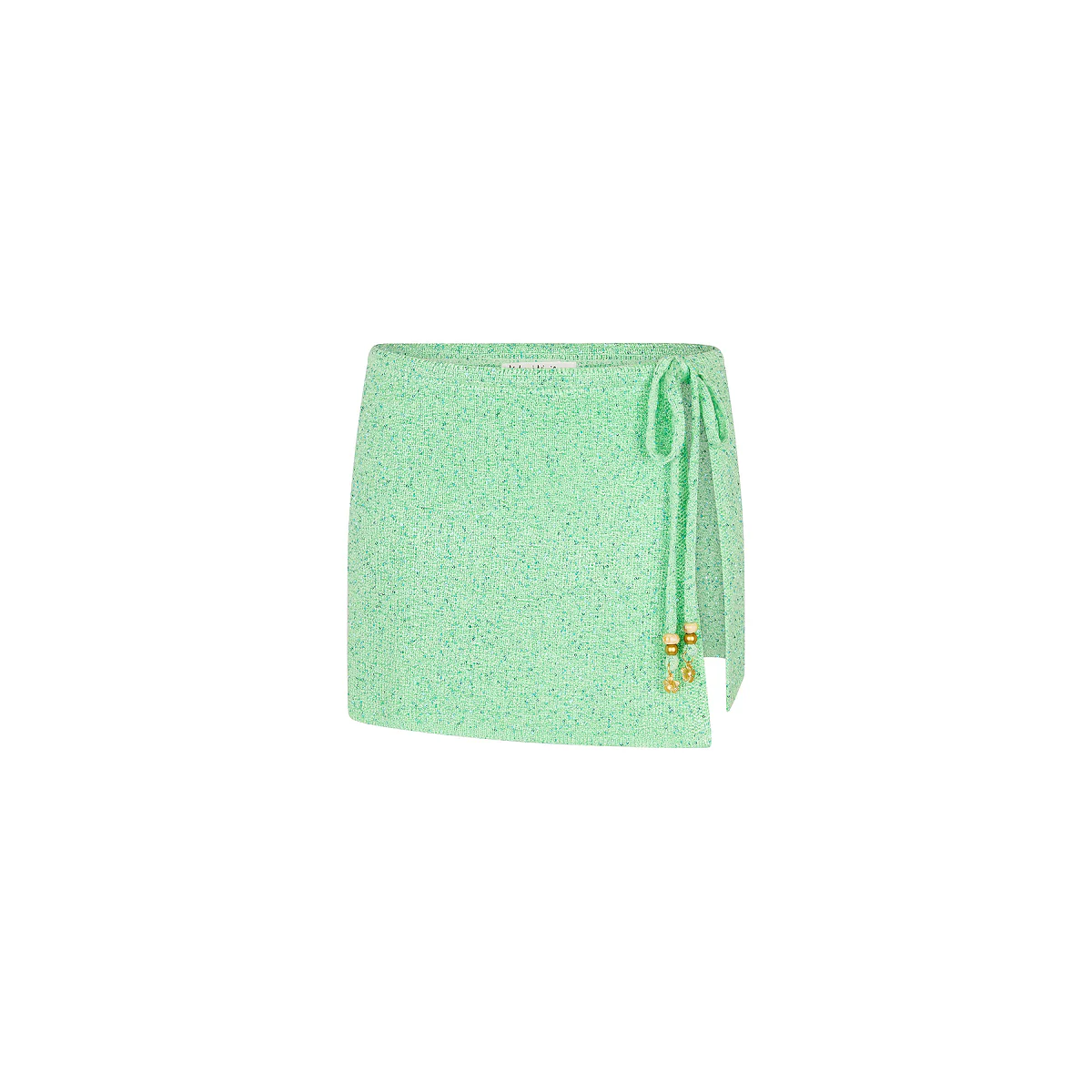 Side Tie Knit Sarong - Sea Glimmer