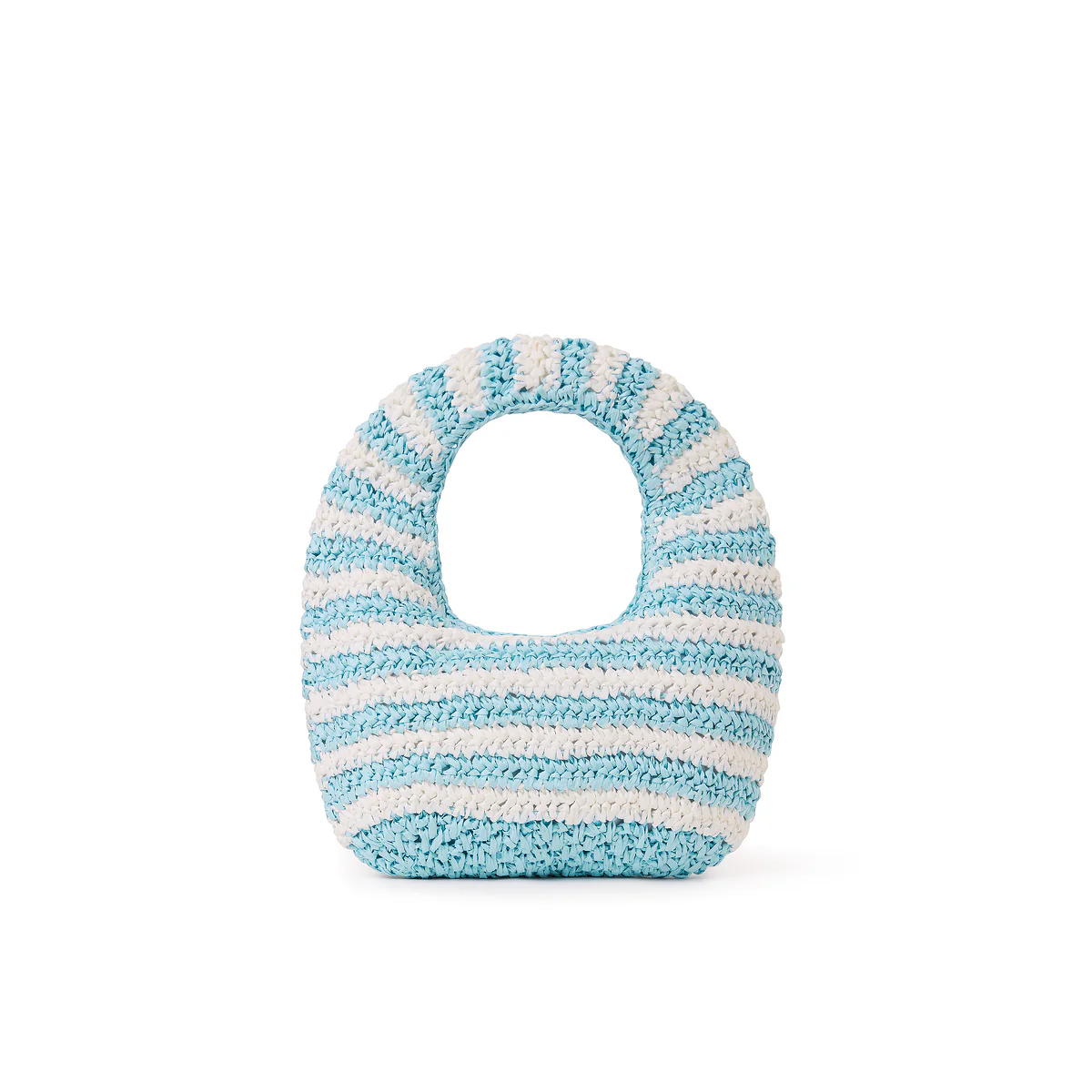 Straw Mini Bag - Tropic Blues - Image 6