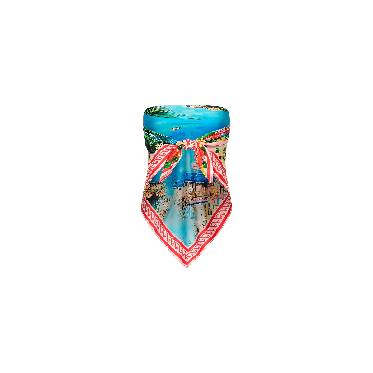 Summer Bandana Scarf Top - Mermaid Cove - Image 8