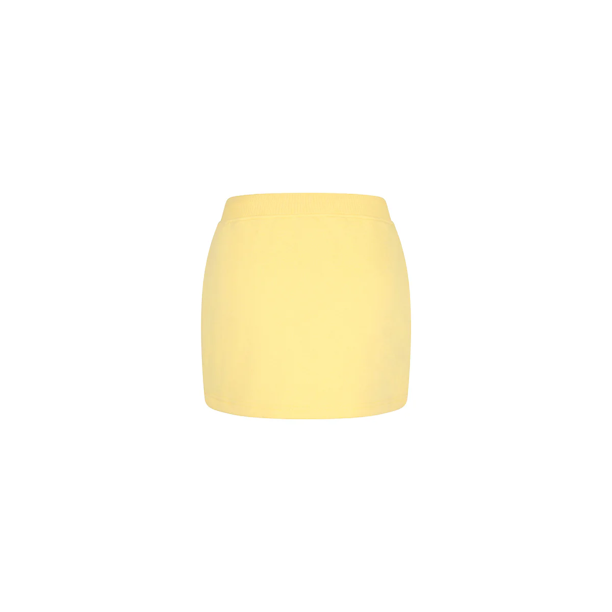 Terry Track Mini Skirt - Custard Cloud - Image 8