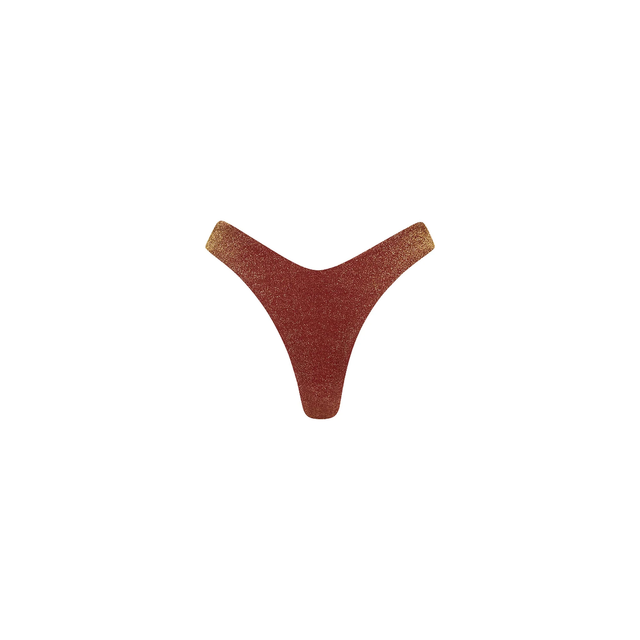 Y Cheeky Bikini Bottom - Cinnamon - Image 9
